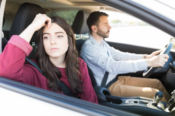 istock Angry Couple On Road Trip 1125349874