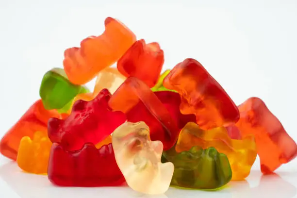 dessert colorful gel bears