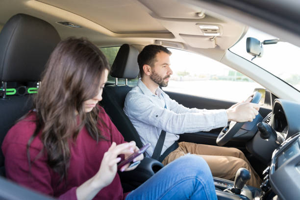 istock Couple Getting Bored During Road Trip 1125350389