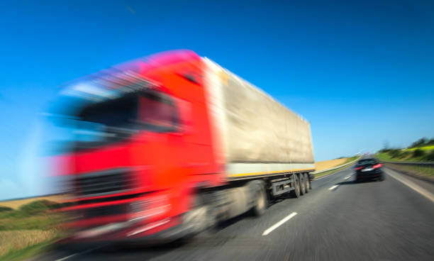 istock Truck on road 1125356239