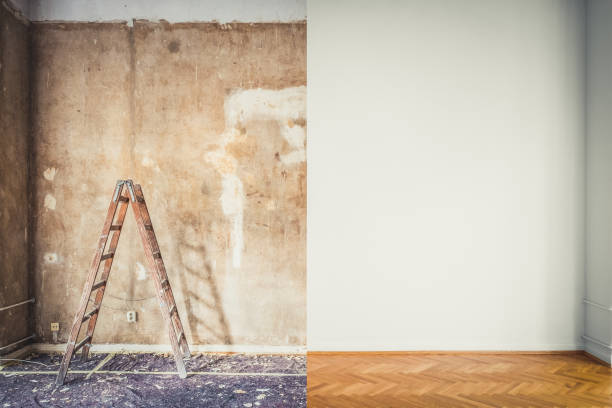 istock home renovation, room before and after restoration /  refurbishment  - 1125361290