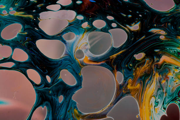 istock Abstract marbling art patterns  as colorful background 1125361615