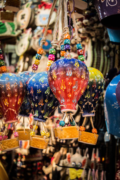 istock Little model colorful hot air balloons 1125361691