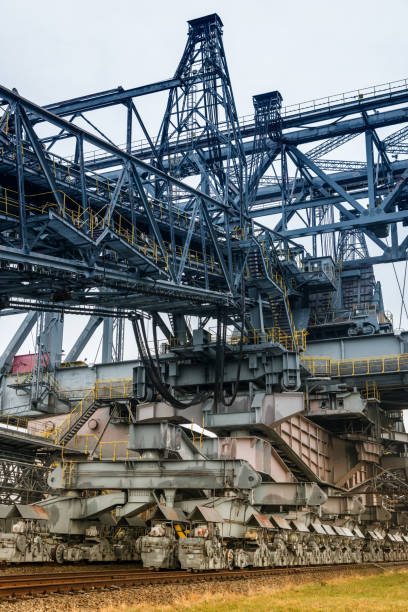 part of a huge overburden conveyor bridge