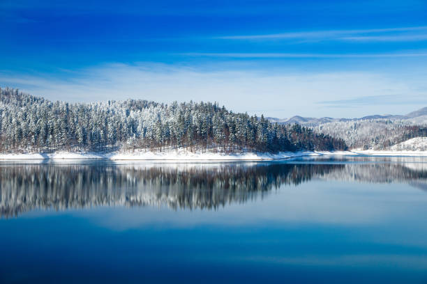 istock Beautiful winter panorama, Gorski kotar, Croatia 1125370133