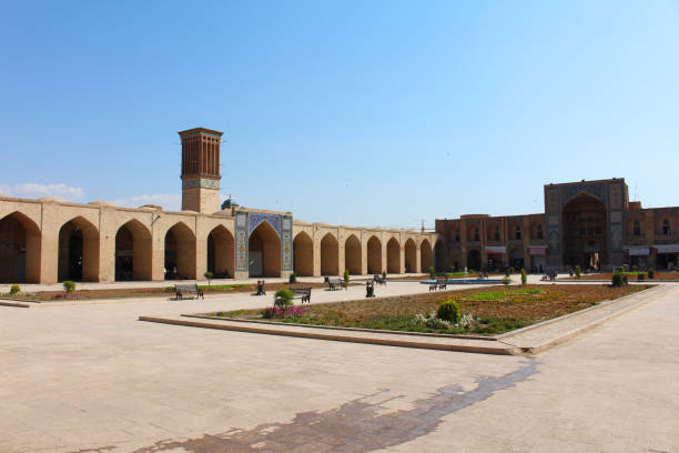 Ganjali Khan Complex, Kerman, Iran stock photo