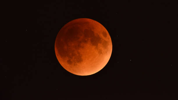 istock Lunar eclipse on September 28, 2015 as seen from Minneapolis, Minnesota 1125376625