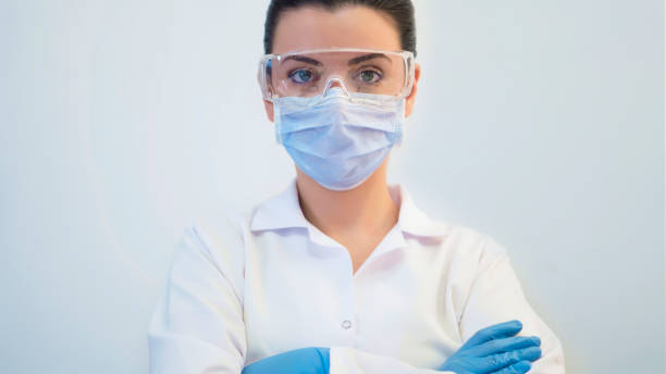 istock Young female biologist at work 1125379360