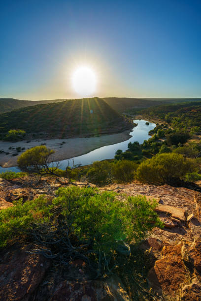 istock sun over natures window loop trail, kalbarri national park, western australia 2 1125391850
