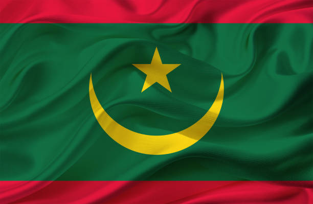 istock MAURITANIA waving flag 1125392392
