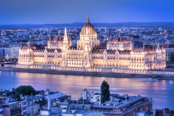 istock Budapest Parliament at night 1125396718
