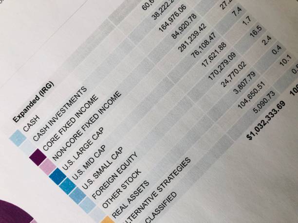 istock Investment account allocation 1125403129