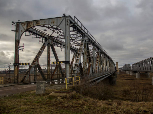 istock Old bridge In the direction of Tczew 1125404095