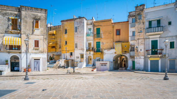 altstadt von bari, apulien, süditalien. - as bari stock-fotos und bilder