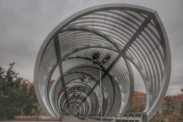 istock Arganzuela Footbridge in Madrid 1125408322