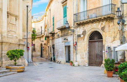 A sunny afternoon in Lecce, Puglia, southern Italy.