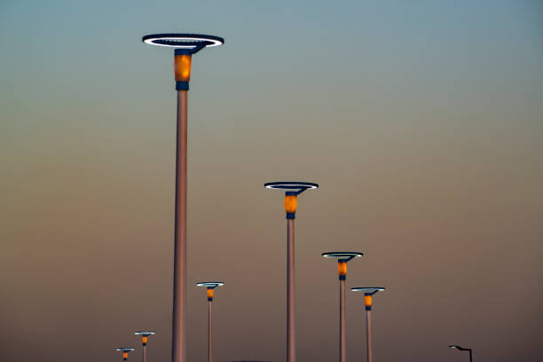istock Lighting equipment in street, Led lamp. 1125413302