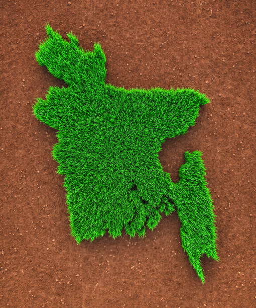 Bangladesh, Grass, Nature, Map