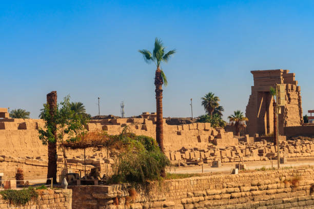 istock Karnak Temple Complex, commonly known as Karnak comprises a vast mix of decayed temples, chapels, pylons, and other buildings in Luxor, Egypt 1125413776