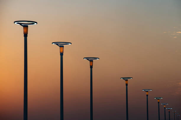 istock Lighting equipment in street, Led lamp. 1125414149