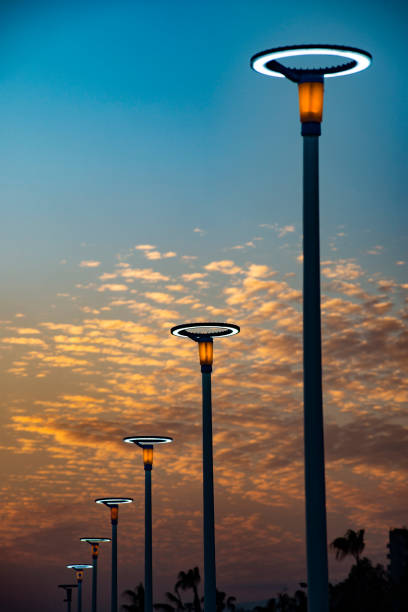 istock Lighting equipment in street, Led lamp. 1125415178