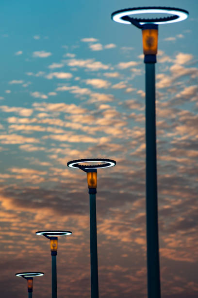 istock Lighting equipment in street, Led lamp. 1125415267