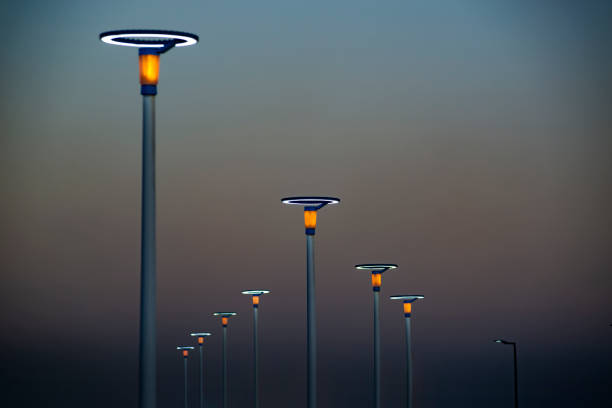 istock Lighting equipment in street, Led lamp. 1125415362