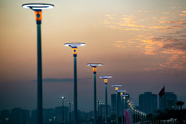 istock Lighting equipment in street, Led lamp. 1125415572