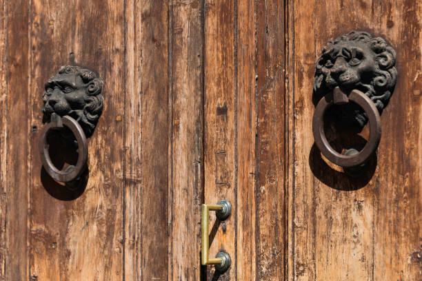 istock Old Door Knockers, Florence, Italy 1125417196
