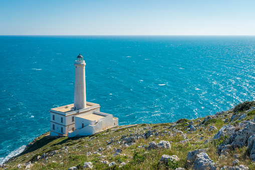 Punta Palascia, most easterly point of Italy, in the province of Lecce, Puglia.