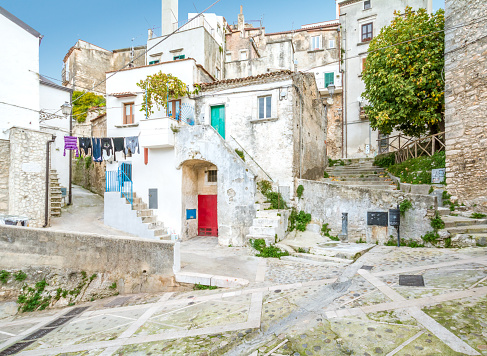 Scenic sight in Vico Garganico, old rural village in Foggia Province, Puglia (Italy)