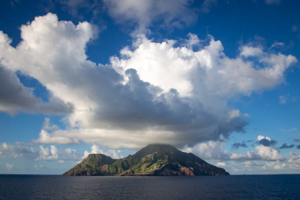istock A view of Saba Island in the Caribbean 1125421221