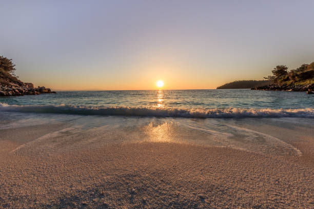 istock Marble beach (Saliara beach), Thassos Islands, Greece 1125424828