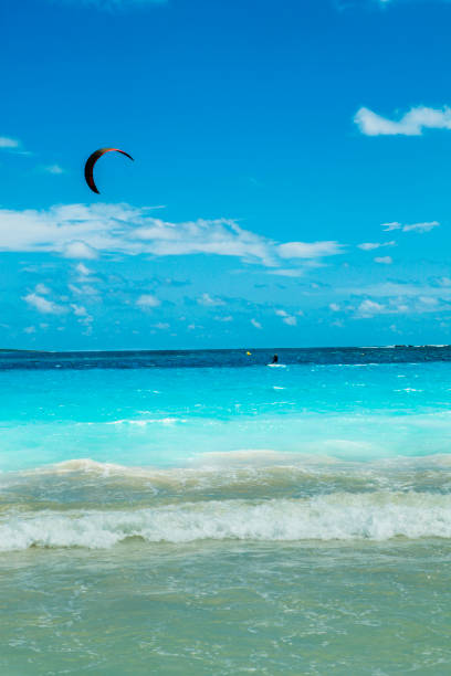 istock Kitesurfer at Saint Martin 1125430035