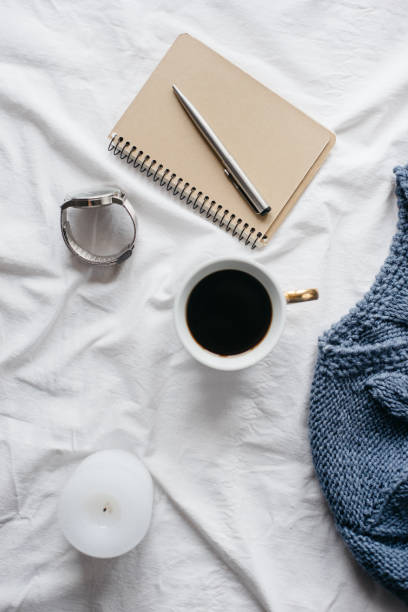 istock Women clothing. Flat lay, cozy concept 1125432010