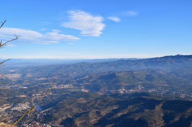 istock valley and mountains views of Montserrat 1125434613
