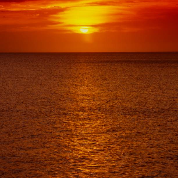 istock Sunset at caribbean sea 1125437031