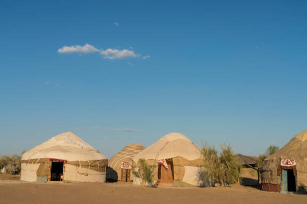 istock Yurts in the Kyzyl Kum Desert 1125438872