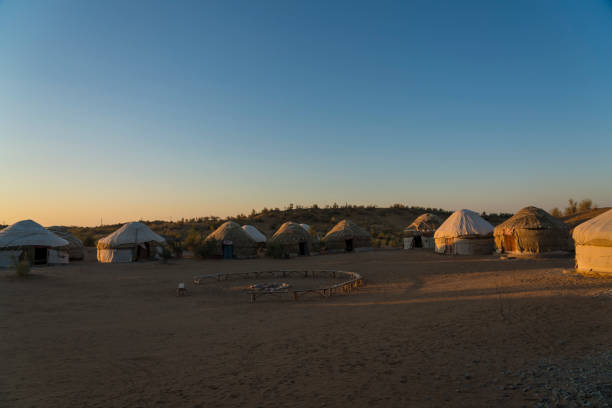 istock Yurts in the Kyzyl Kum Desert 1125439370