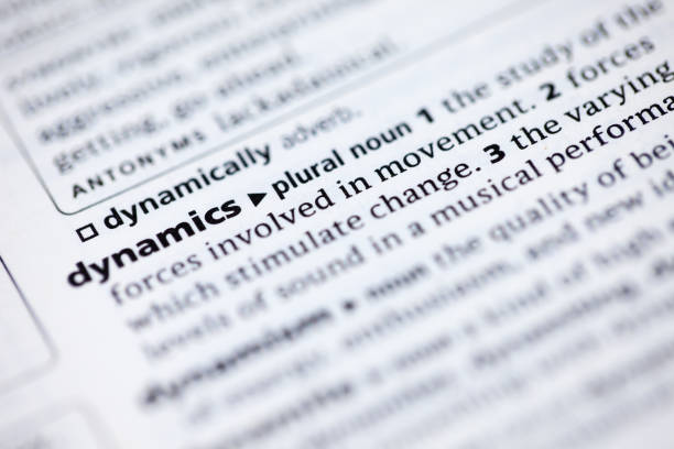 istock Close up to the dictionary definition of word Dynamics 1125443848