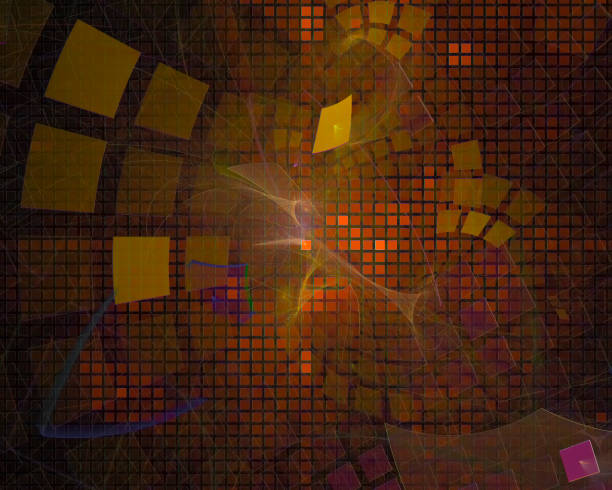 istock abstract digital fractal, fantasy design, party 1125447066