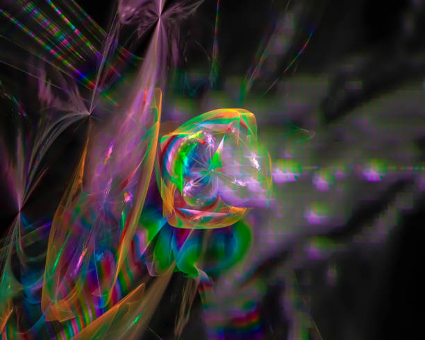 istock abstract digital fractal, fantasy design, party 1125447365
