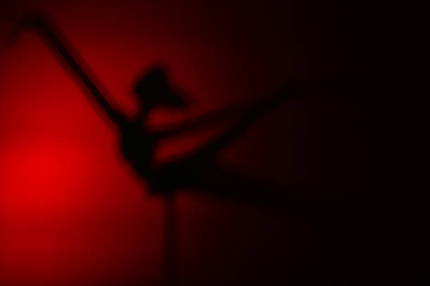 istock Ballerina shadow projected onto the wall 1125451608