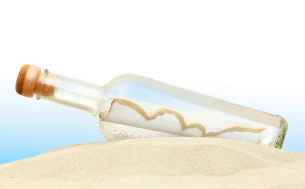 istock Message in a bottle on the beach. Communication concept. 1125456789
