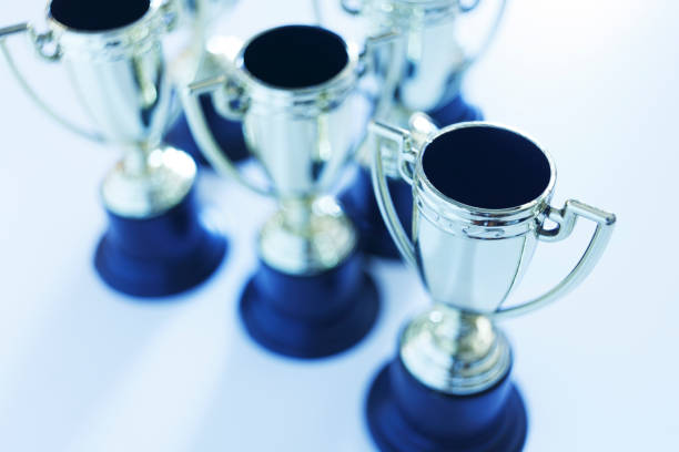 istock Group Of Trophies 1125457121