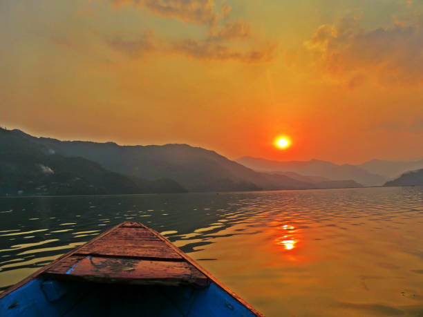 istock Boat on Lake Phewa, Nepal 1125465670