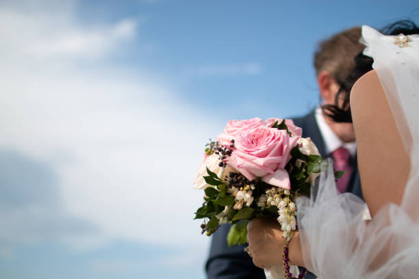 Wedding Bouquet flower stock photo