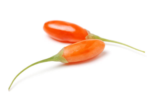 Goji Berries (Wolfberry) isolated on white