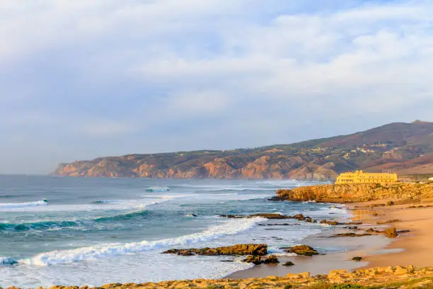 Panoramic View of Guincho in Cascais Portugal