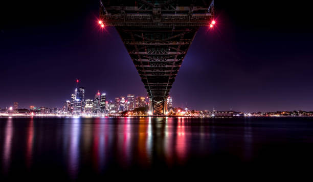 istock Sydney Harbour Bridge by night 1125506303